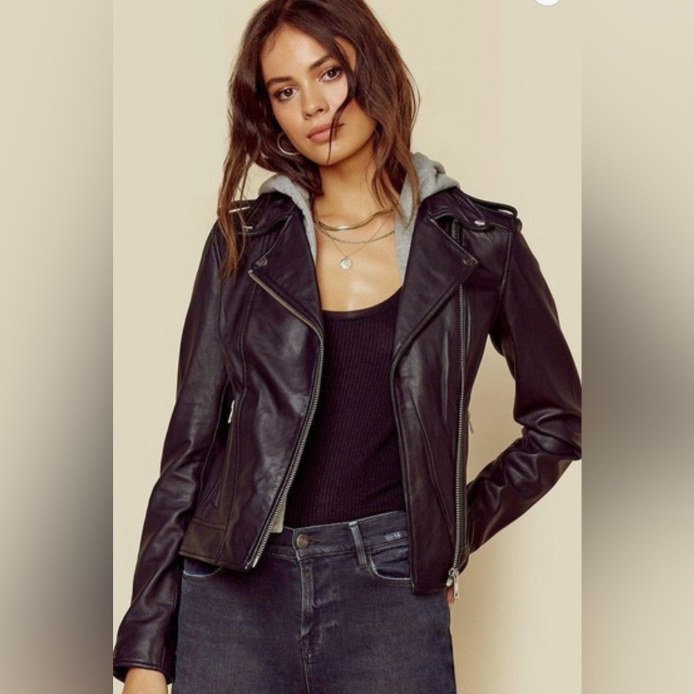 NEW!! LAMARQUE ANNA | LEATHER BIKER JACKET